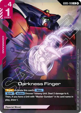 Darkness Finger (GD05-110) - Freedom Ascension (R)