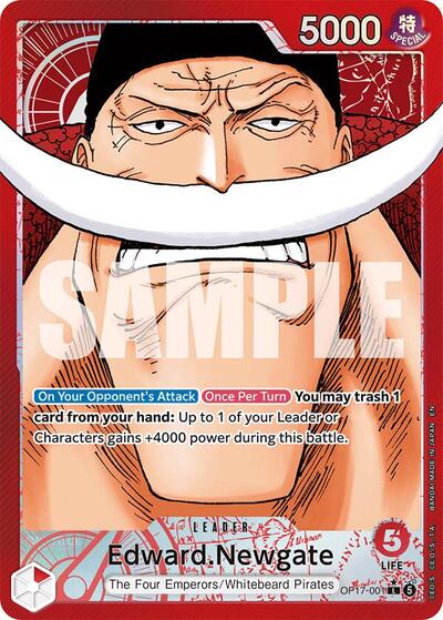 Edward.Newgate - (OP17-001) - The World's Strongest Warriors - (Leader)