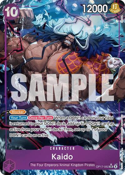 Kaido - (OP17-062) - The World's Strongest Warriors - (Super Rare)