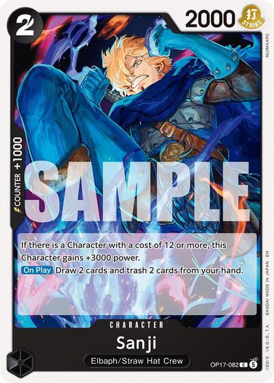 Sanji - (OP17-082) - The World's Strongest Warriors - (Common)