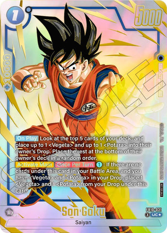 Son Goku (FB10-031) (Limited Pack 26-27 WAVE2) [Fusion World Tournament Cards]
