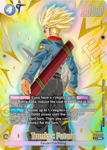 Trunks : Future (FB10-035) (Limited Pack 26-27 WAVE2) [Fusion World Tournament Cards]