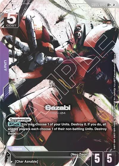Sazabi (LR+) (GD05-049) - Freedom Ascension (LR+)