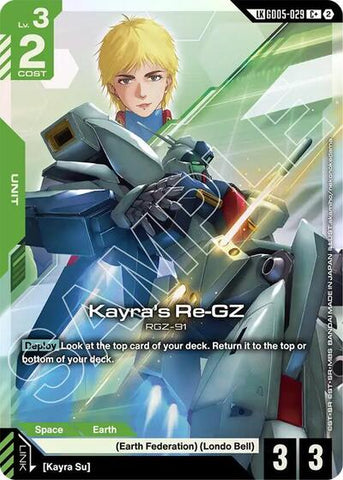 Kayra's Re-GZ (C+) (Link Rare) (GD05-029) - Freedom Ascension (C+)