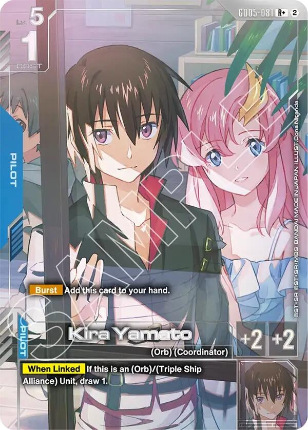 Image for Kira Yamato (R+) (GD05-081) (Freedom Ascension) (GD05) - Gundam Card Game