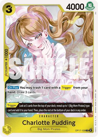Charlotte Pudding - (OP17-109) - The World's Strongest Warriors - (Rare)