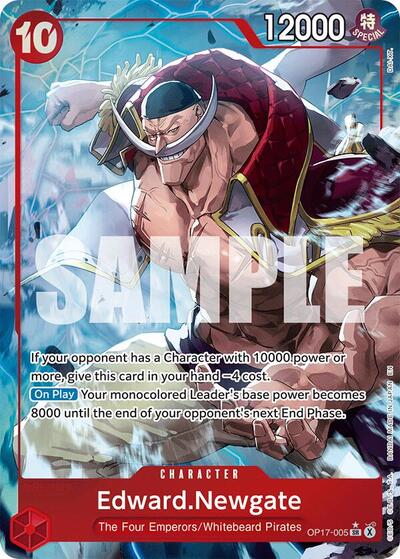 Edward.Newgate - (OP17-005) - The World's Strongest Warriors - (Super Rare)