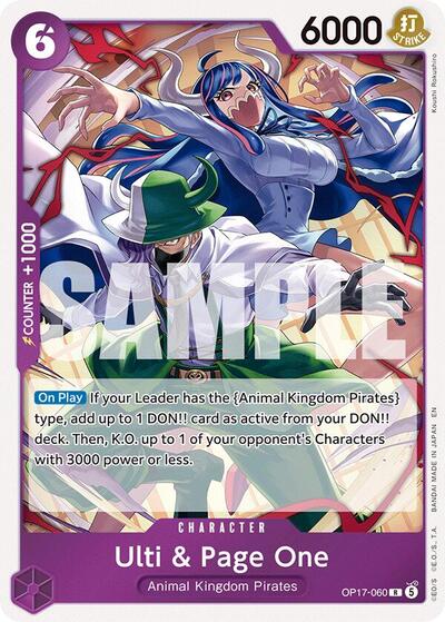 Ulti & Page One - (OP17-060) - The World's Strongest Warriors - (Rare)