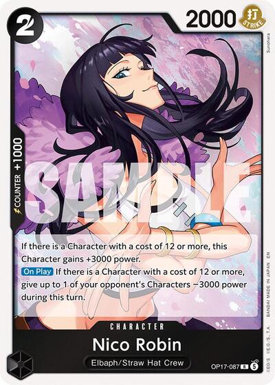 Nico Robin - (OP17-087) - The World's Strongest Warriors - (Rare)