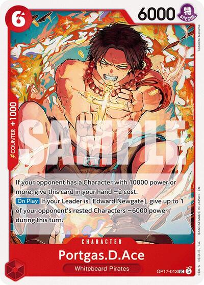 Portgas.D.Ace - (OP17-013) - The World's Strongest Warriors - (Uncommon)