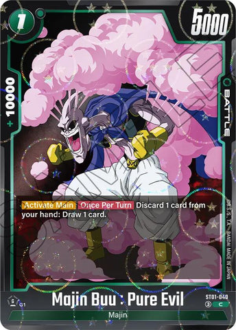 Majin Buu : Pure Evil (ST01-040) (Dragon Ball Pattern) [Story Booster 01]