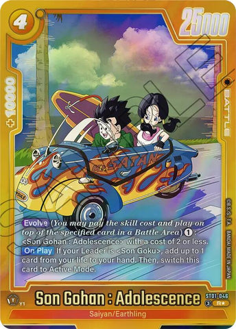 Son Gohan : Adolescence (ST01-046) (Alternate Art) [Story Booster 01]
