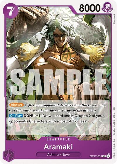 Aramaki - (OP17-059) - The World's Strongest Warriors - (Uncommon)