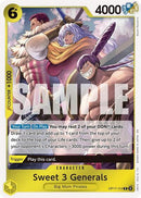 Sweet 3 Generals - (OP17-114) - The World's Strongest Warriors - (Rare)