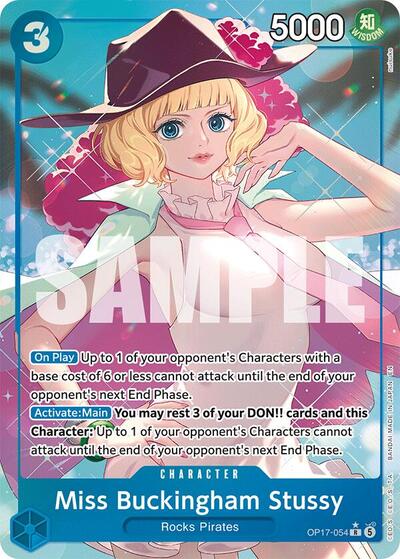 Miss Buckingham Stussy - (OP17-054) - The World's Strongest Warriors - (Rare)