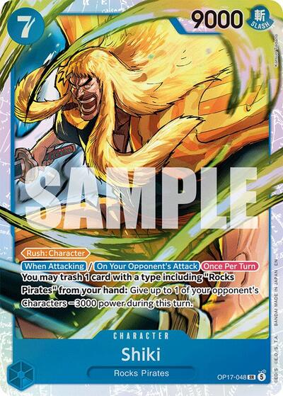 Shiki - (OP17-048) - The World's Strongest Warriors - (Super Rare)