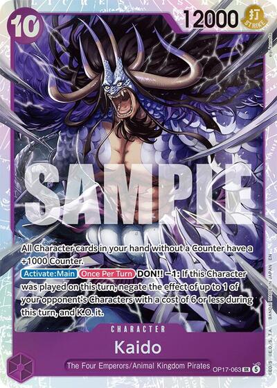 Kaido - (OP17-063) - The World's Strongest Warriors - (Super Rare)