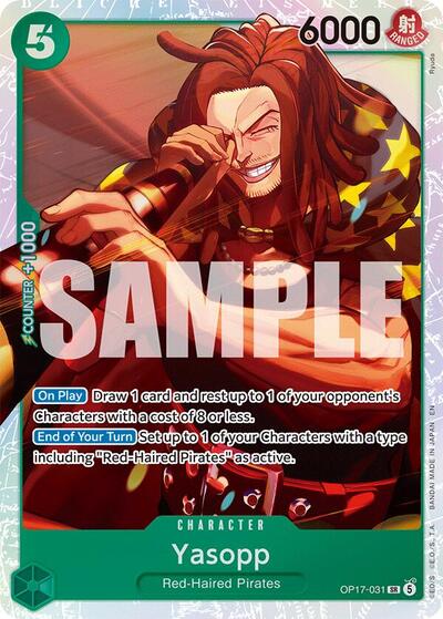 Yasopp - (OP17-031) - The World's Strongest Warriors - (Super Rare)