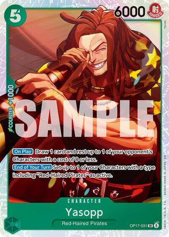 Yasopp - (OP17-031) - The World's Strongest Warriors - (Super Rare)