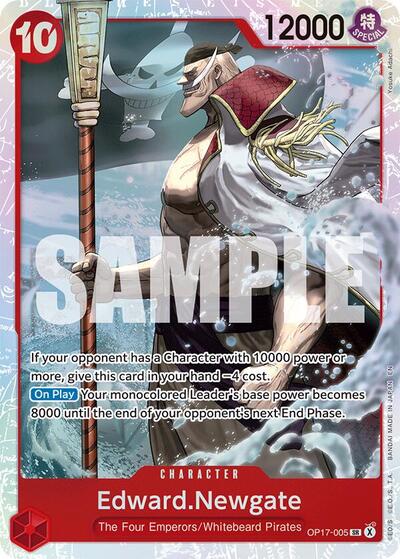 Edward.Newgate - (OP17-005) - The World's Strongest Warriors - (Super Rare)