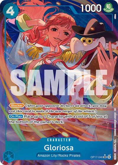 Gloriosa - (OP17-046) - The World's Strongest Warriors - (Super Rare)
