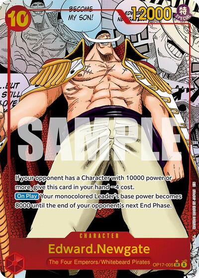 Edward.Newgate - (OP17-005) - The World's Strongest Warriors - (Super Rare)