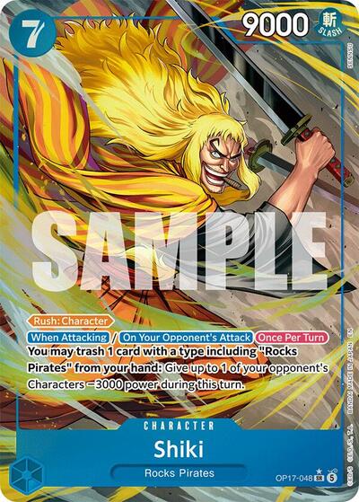 Shiki - (OP17-048) - The World's Strongest Warriors - (Super Rare)