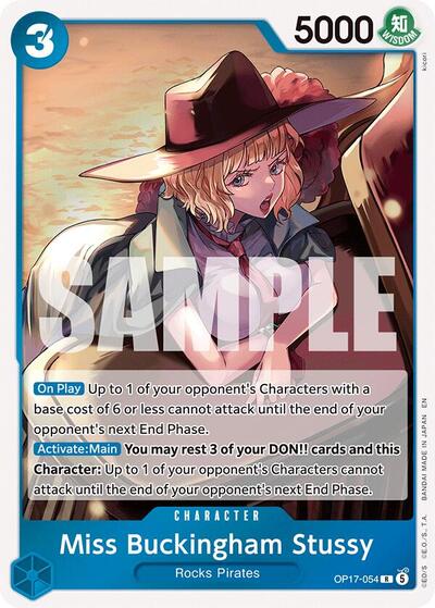 Miss Buckingham Stussy - (OP17-054) - The World's Strongest Warriors - (Rare)