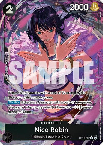 Nico Robin - (OP17-087) - The World's Strongest Warriors - (Rare)