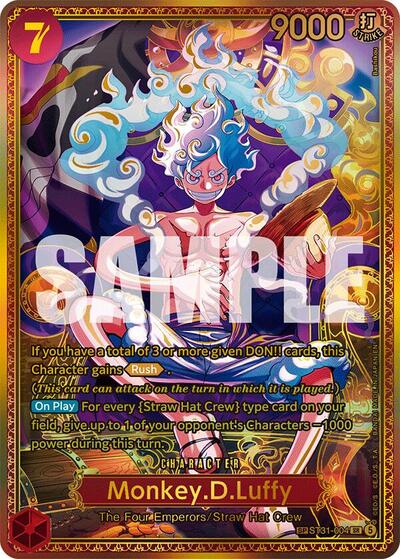 Monkey.D.Luffy - (ST31-004) - The World's Strongest Warriors - (Super Rare)