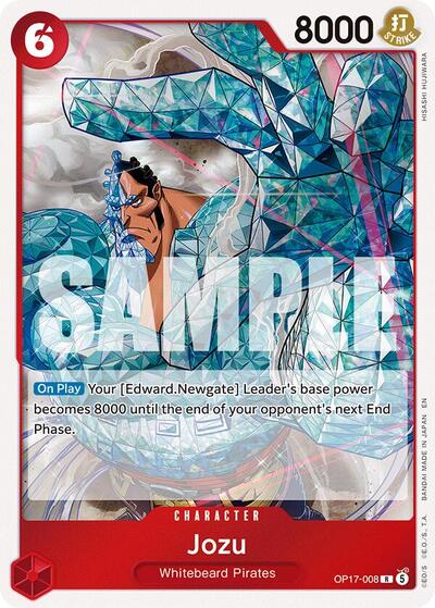 Jozu - (OP17-008) - The World's Strongest Warriors - (Rare)