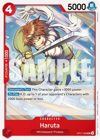 Haruta - (OP17-009) - The World's Strongest Warriors - (Uncommon)