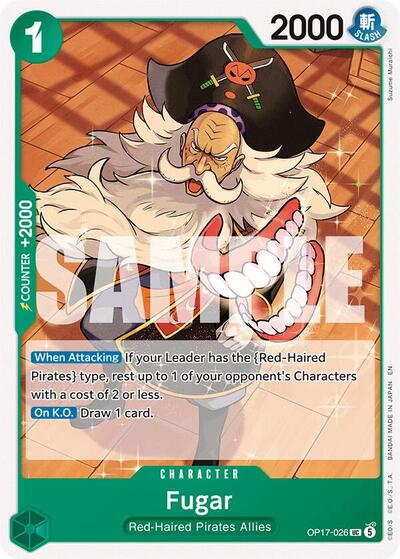 Fugar - (OP17-026) - The World's Strongest Warriors - (Uncommon)