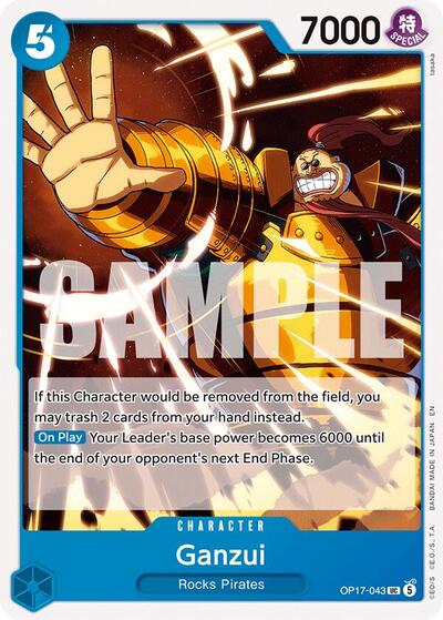 Ganzui - (OP17-043) - The World's Strongest Warriors - (Uncommon)
