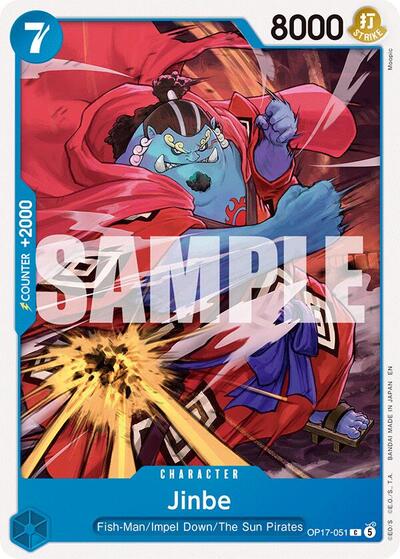 Jinbe - (OP17-051) - The World's Strongest Warriors - (Common)