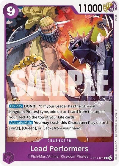 Lead Performers - (OP17-061) - The World's Strongest Warriors - (Rare)