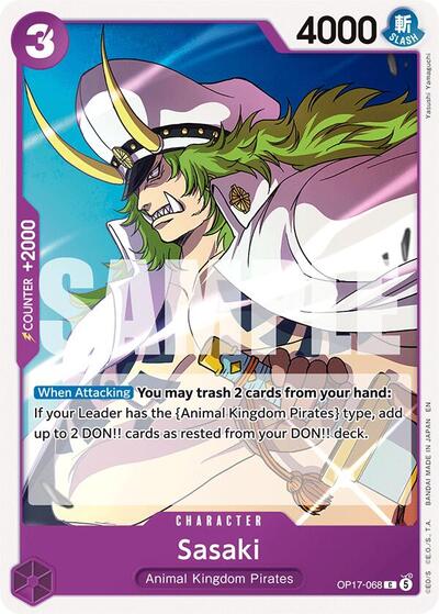 Sasaki - (OP17-068) - The World's Strongest Warriors - (Common)