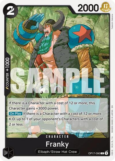 Franky - (OP17-090) - The World's Strongest Warriors - (Common)