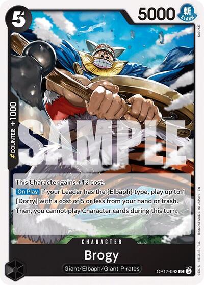 Brogy - (OP17-092) - The World's Strongest Warriors - (Uncommon)