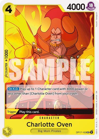 Charlotte Oven - (OP17-102) - The World's Strongest Warriors - (Uncommon)