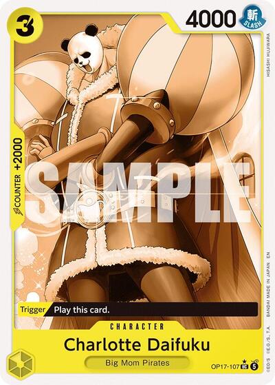 Charlotte Daifuku (Pandaman Art) - (OP17-107) - The World's Strongest Warriors - (Uncommon)