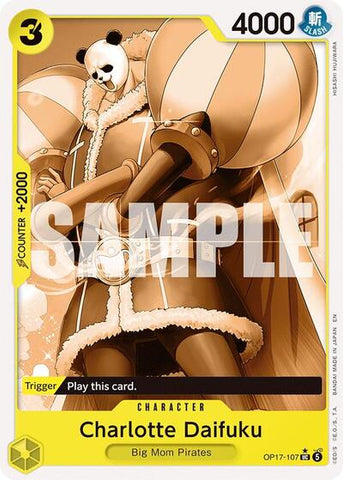 Charlotte Daifuku (Pandaman Art) - (OP17-107) - The World's Strongest Warriors - (Uncommon)