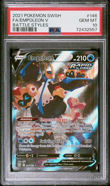 PSA 10 - Battle Styles - Empoleon V