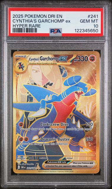 PSA 10 - Destined Rivals - Cynthia's Garchomp ex