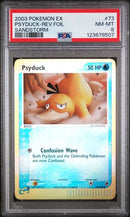 PSA 8 - EX Sandstorm - Psyduck Reverse Foil