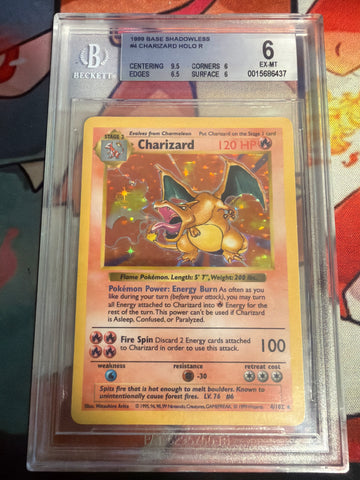 BGS 6 - Base Set Shadowless - Charizard #4