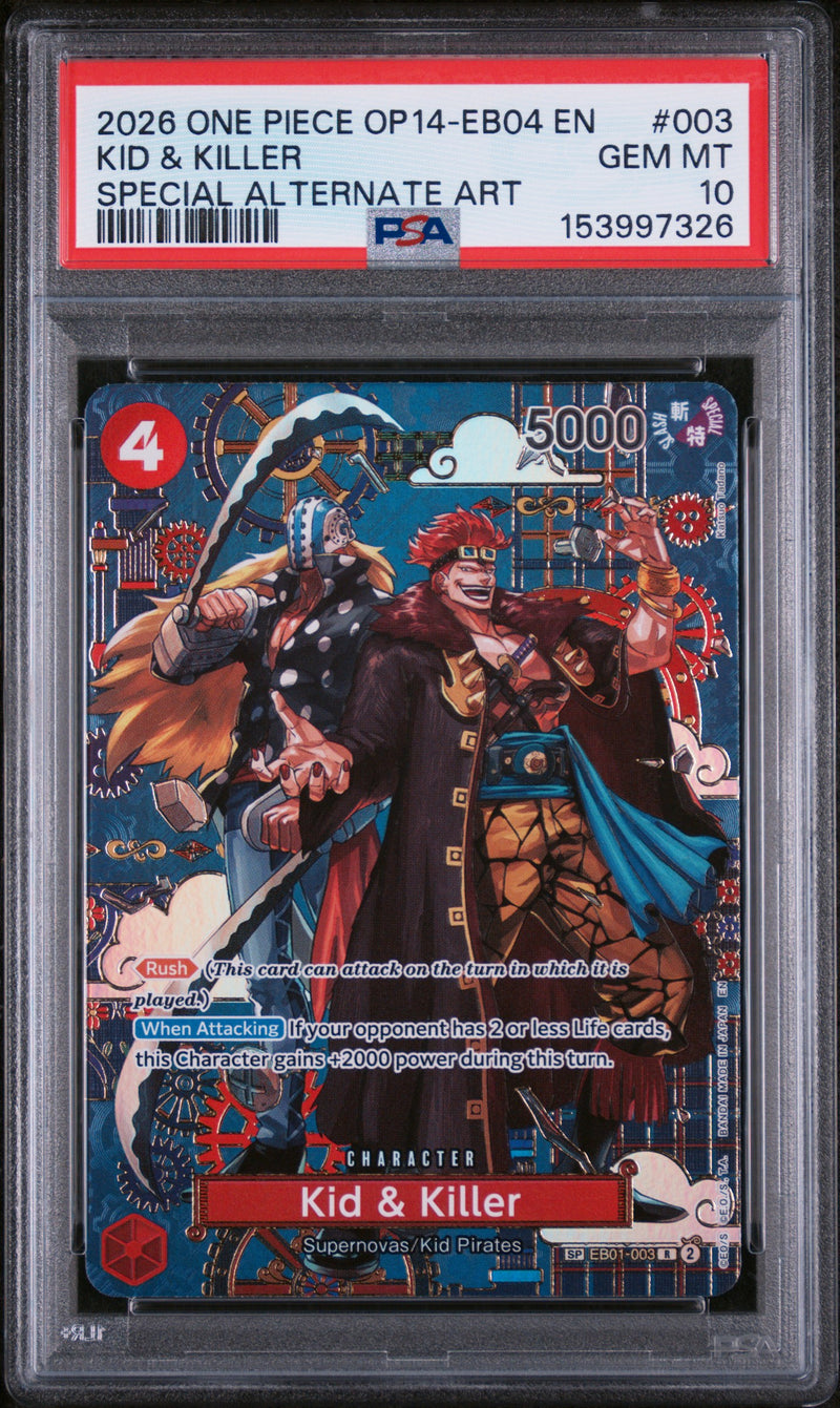 Front of slab