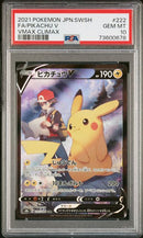 PSA 10 - VMAX Climax - Pikachu V
