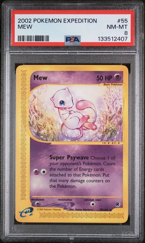 PSA 8 - Expedition - Mew #55