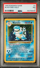 PSA 7  - 1999 Pokemon Base Unlimited - Blastoise Holo